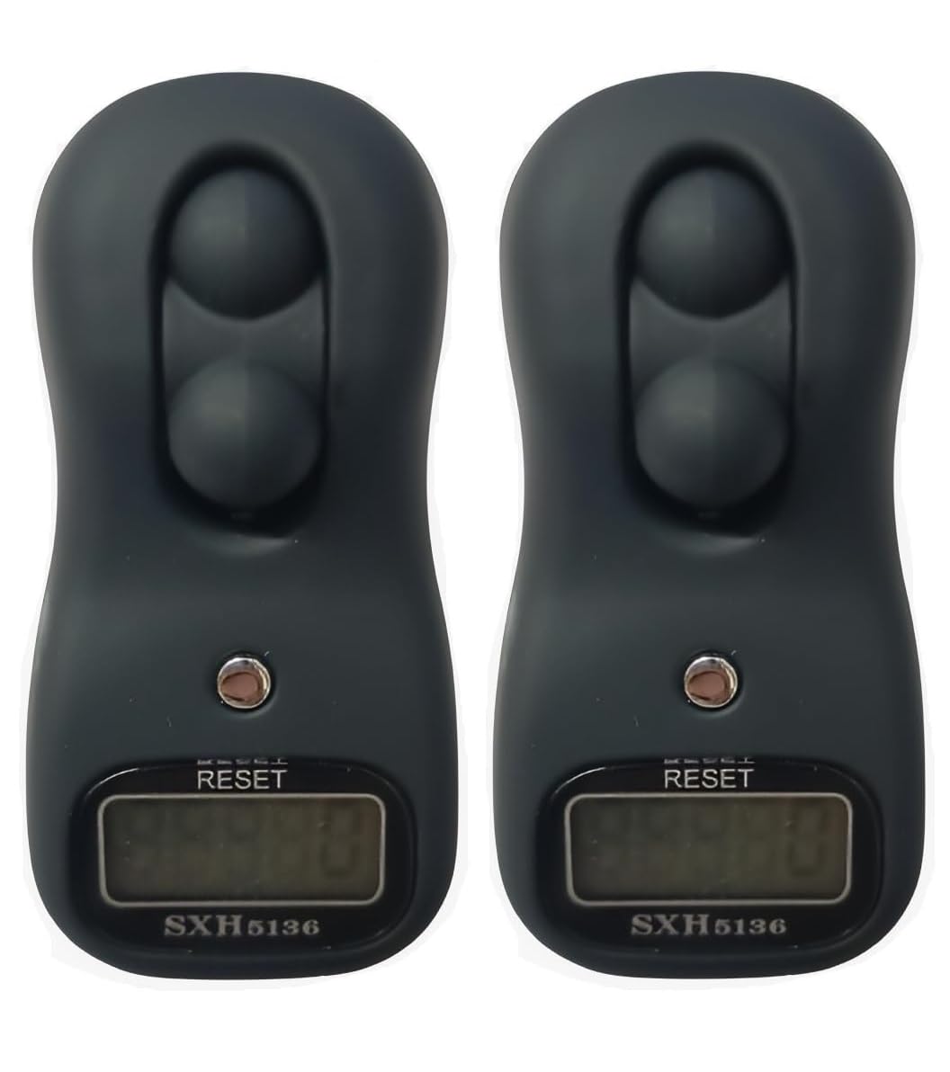 Manual Hand Finger Digital Counting Machine | Mantra Jap Count God Name | Various Use Digital Tally Counter | Hand Counting for Finger. (2 Black)-image-44