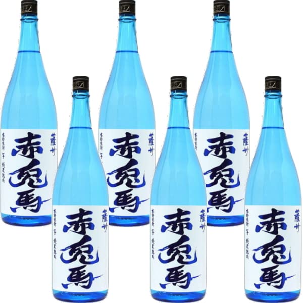 Amazon.co.jp: [ケース] 薩州 赤兎馬 ブルーボトル 20度 1800ml×6本