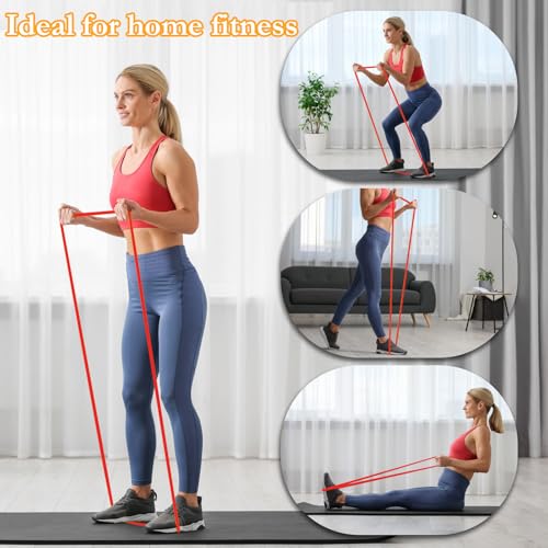Image of 8 Pcs Resistance Bands Pull up Bands Pull up Assistance Bands Exercise Workout Bands for Working Out Muscle Training Physical Therapy Muscle Training Men and Women
