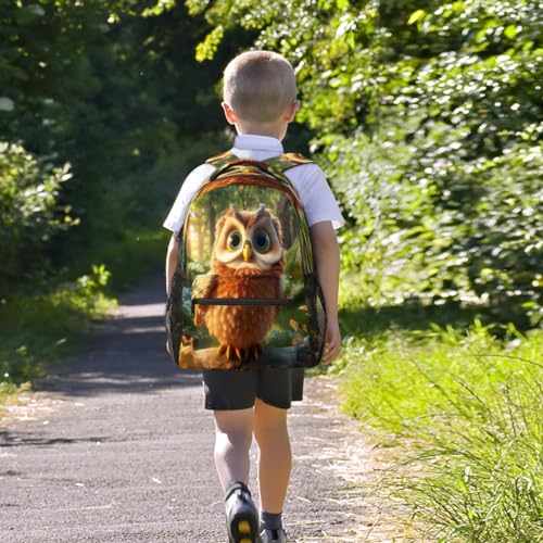 Sac à dos hibou grand format pour ordinateur et école