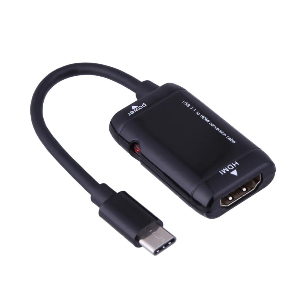 BranXin - New and USB-C Type-C to HDMI Adapter Cable 1080P HDMI Male to Female HDMI Converter for MHL Function Phones [ ]