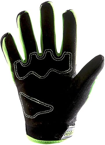 Miniatura 2 de Guantes juveniles de motocross 1Storm para motocicletas, BMX, MX, ATV, bicicletas todoterreno, modelo de esqueleto para niños