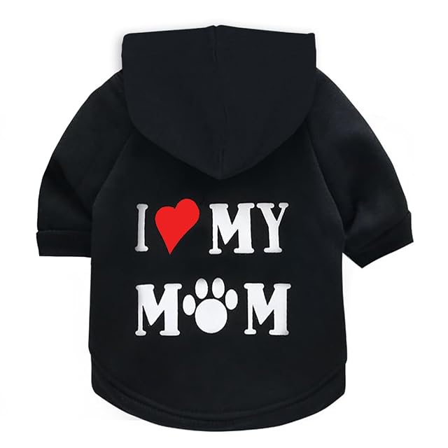 Izefia Sudadera con Capucha para Perros Sudadera con Capucha para Perros me Encanta La Sudadera de Lana de mi…