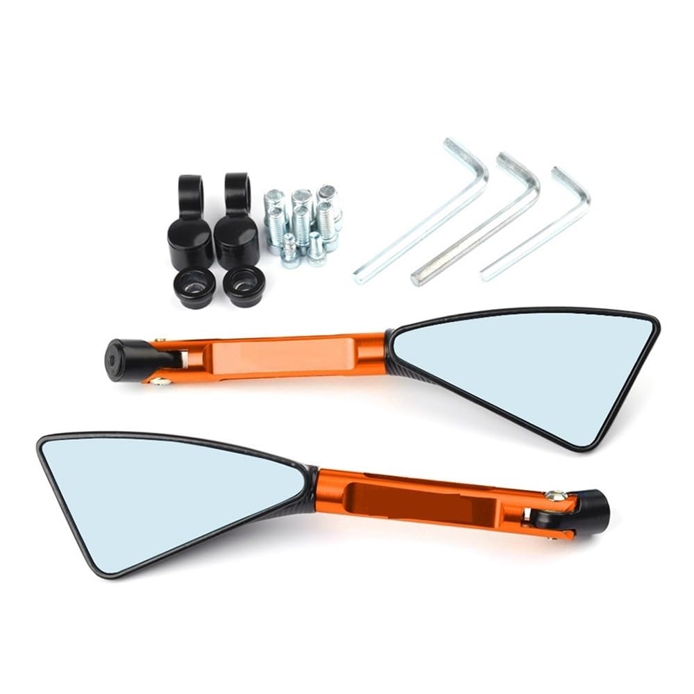 Rétroviseur de moto grand angle orange pour CB500F et CB650F