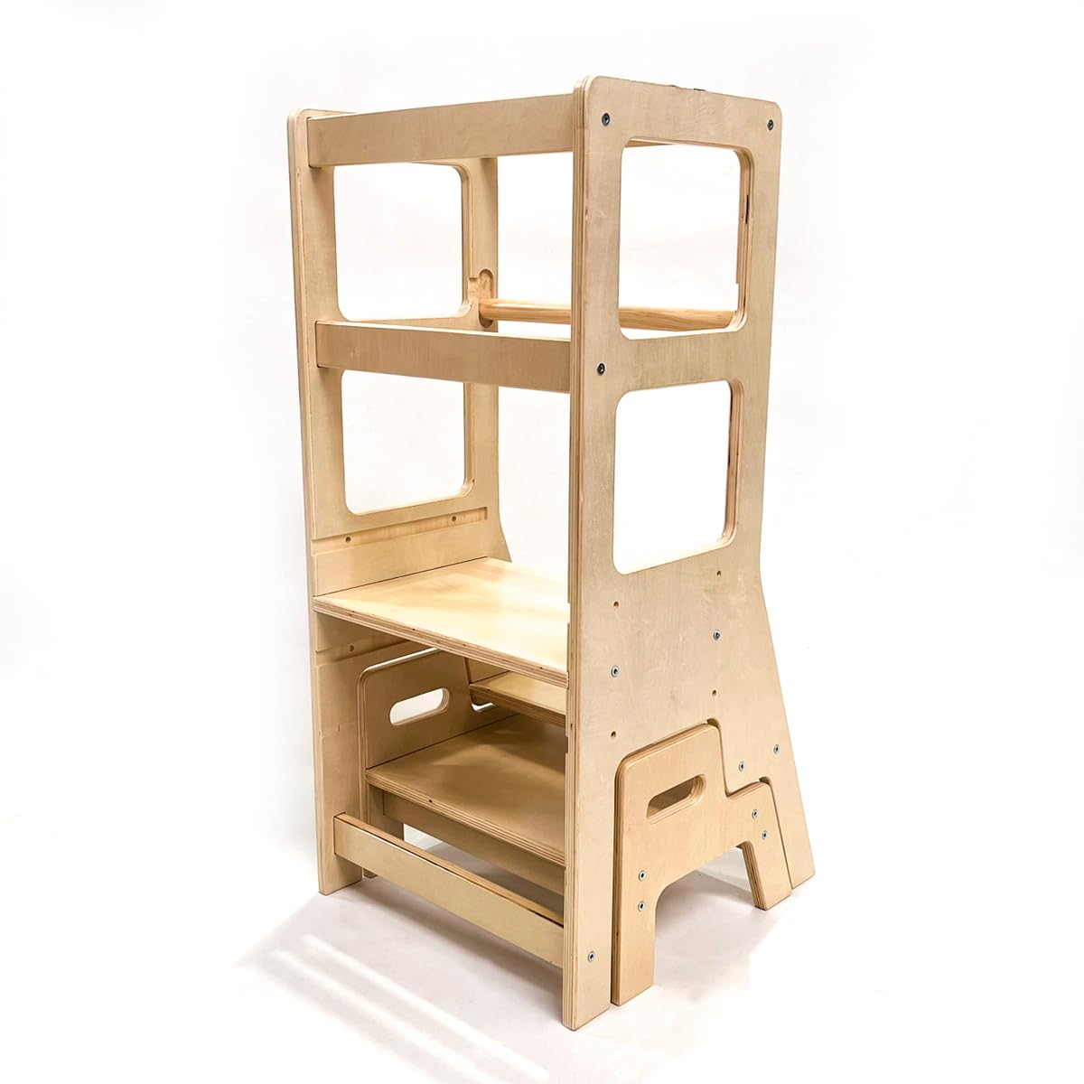 Torre de Aprendizaje Montessori ATAA Stool con Taburete Extraíble