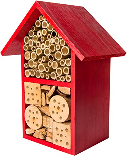 SuperMoss (56121) Tulip Beneficial Bug Hotel, Barn Red