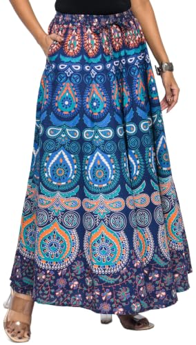 Image of Premium Cotton Skirt for Women with Pocket, Free Size