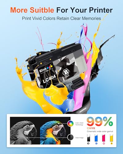 Image of E-Z Ink Pro Compatible Ink Cartridges Replacement for Brother LC 404 Black LC404 BK LC404BK LC404 Ink Cartridges to use with Brother MFC-J1205W MFC-J1215W Printer (1 Pack)