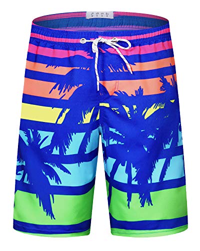 APTRO Homme Short de Bain,Maillot de Bain Homme à séchage Rapide Bleu 2004 M Cover