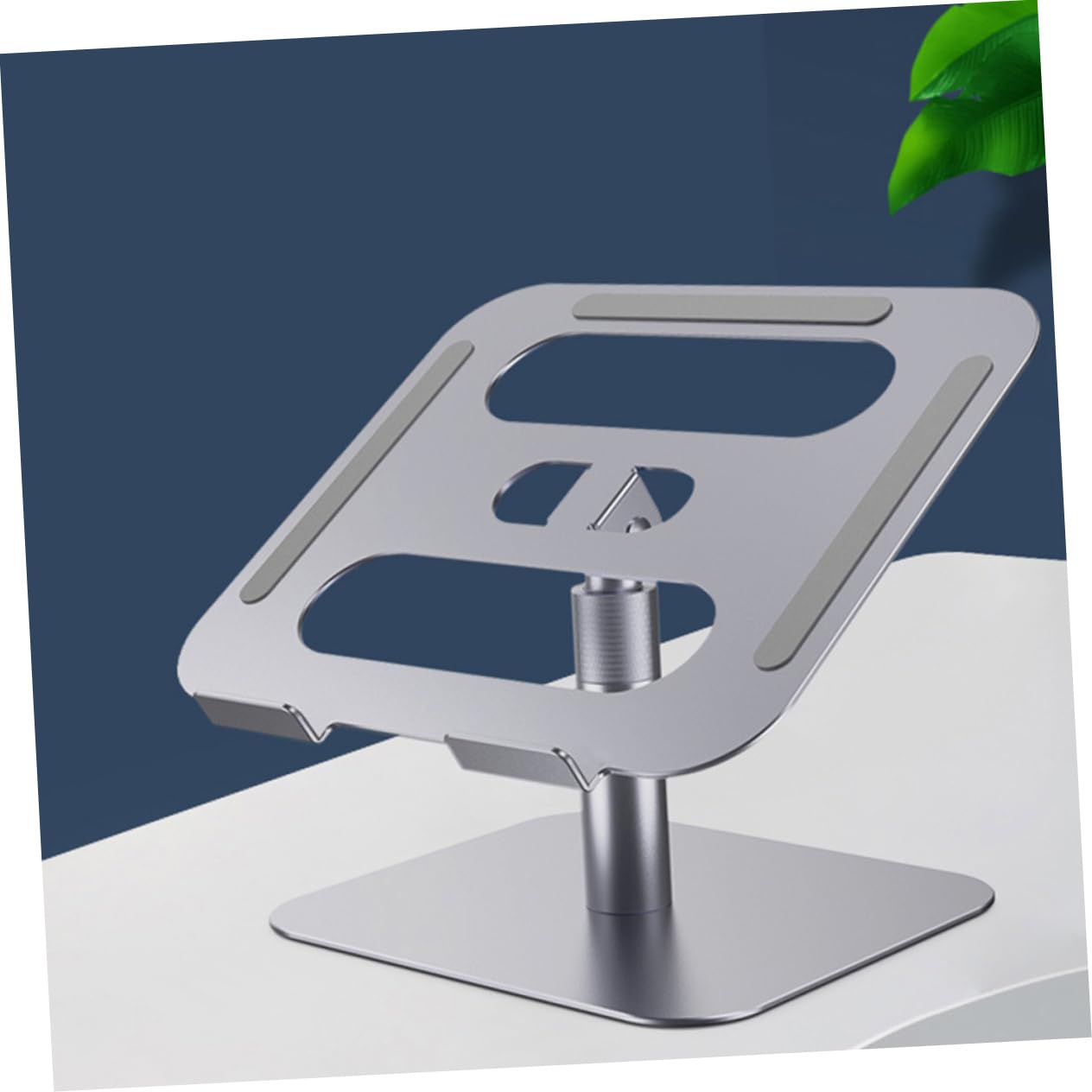 Operitacx Reggi PC Supporto per Laptop in Lega di Alluminio, Design Ergonomico e Area Ampia Sagomata, per Ufficio e Dissipazione del Calore