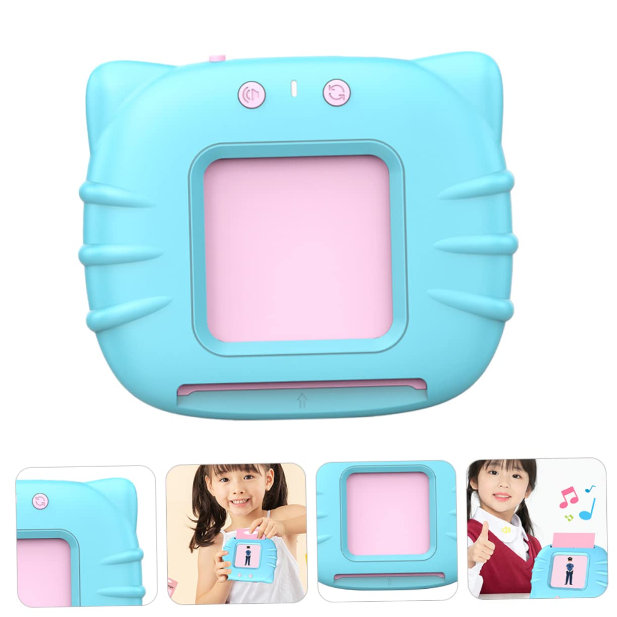 TOYANDONA Macchina Per Educazione Precoce Gioco Divertente Per Alfabetizzazione Giocattoli Educativi Precoci Di Materiali Di Resistenti e Sicuri Per Apprendimento Delle Parole Carte Per Appr