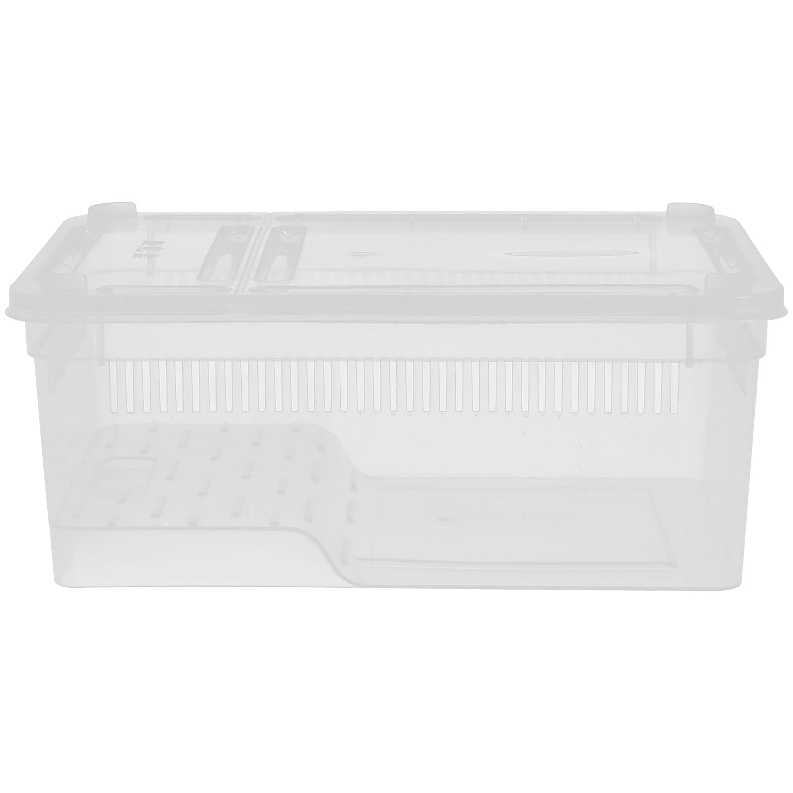 UKCOCO Box for Plastic Breathable Breeding Portable with Reptile and Feeding Holes Hide, Easy to Clean Reptile Collection Container Snake Insect Suitable for Schools