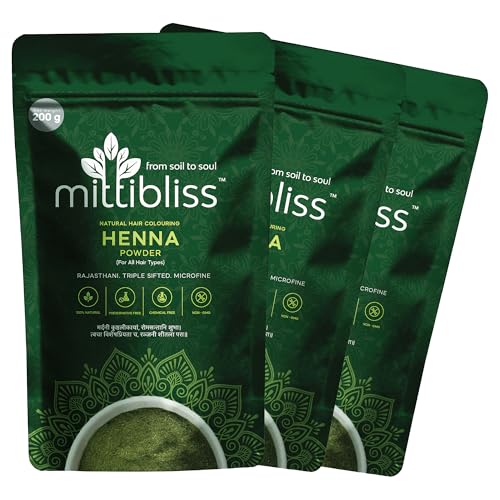Image of 100% Natural Mehndi /Henna Powder for All Types of Hair | Triple Filtered Microfine Henna Chemical Free Hair Colour & Deep Hair Conditioner | Adds Natural Shine & Softness