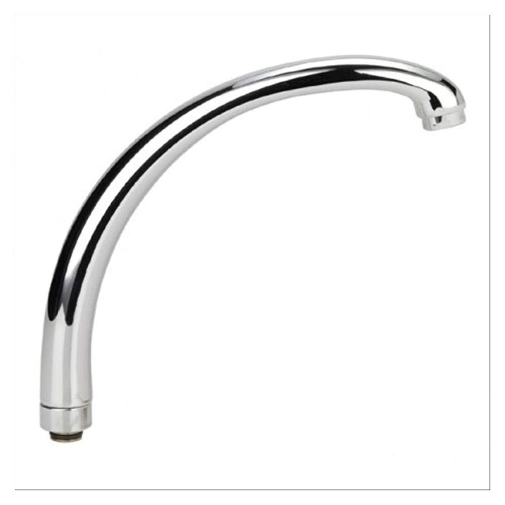 TrAdE Shop Traesio Canna di Ricambio Miscelatore Rubinetto Cucina LAVELLO Canna Alta Cromato 15CM
