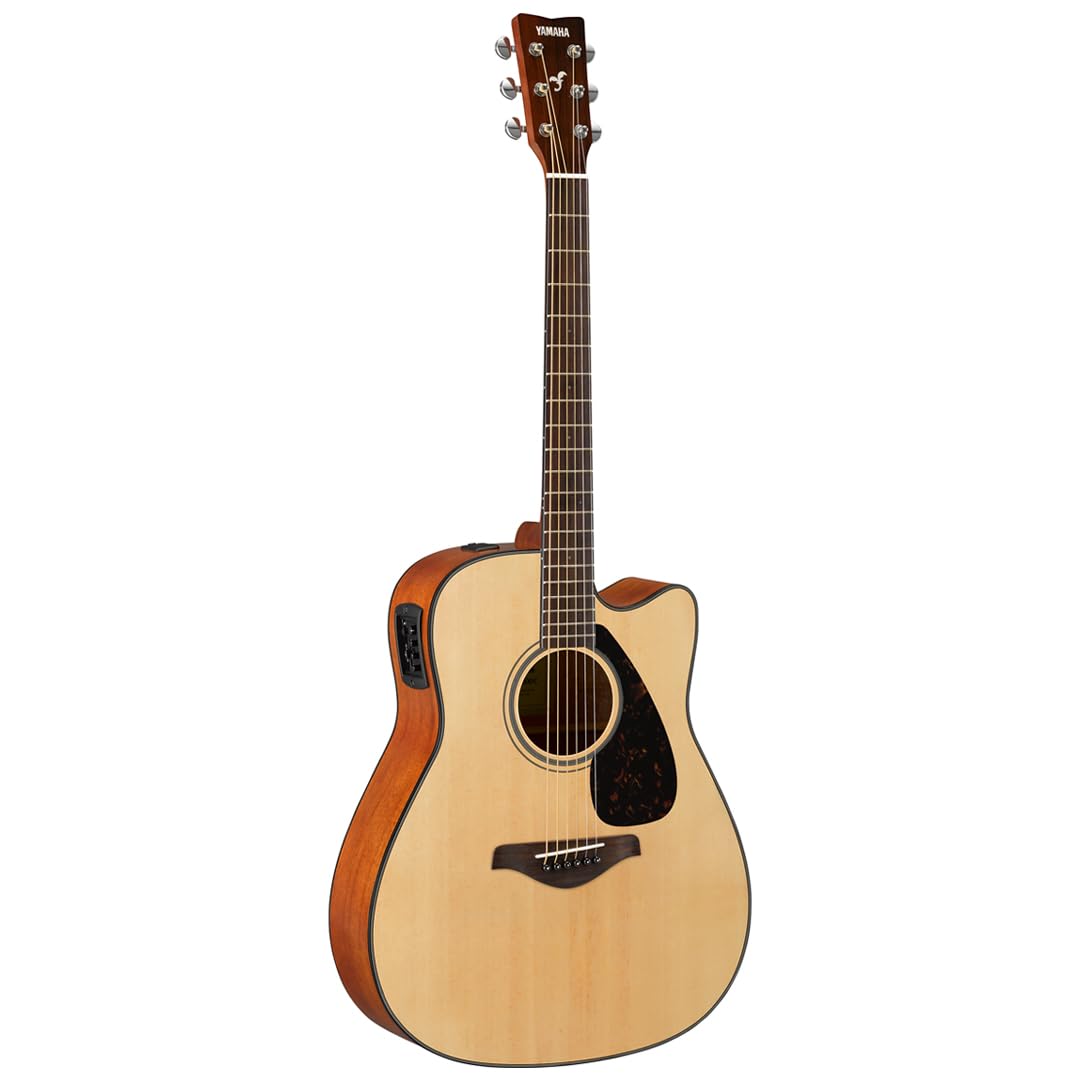 Yamaha FGX800C Solid Top Cutaway Acoustic-Electric Guitar, Dreadnought