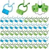 50 Pcs Stop Nosebleeds Clip Nose Bleed Stopper Nasal Clip for Kids Adult Emergency Accident, Blue and Green