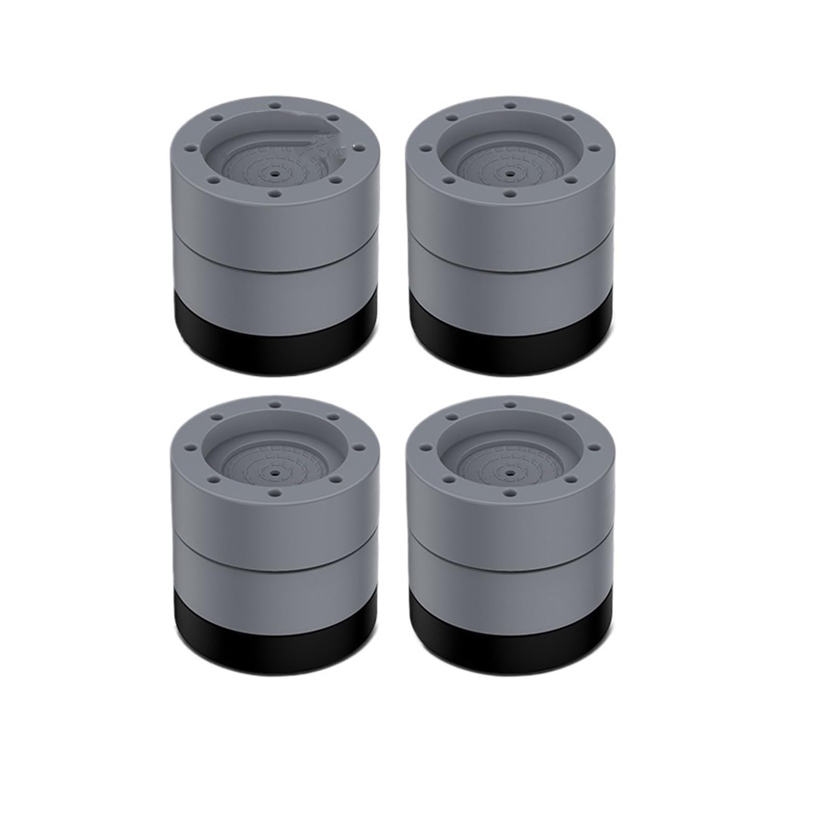 Cuscinetti Antivibranti For Lavatrice | Il Kit Di Rulli For Piedini For Rondelle Antiscivolo Universali Riduce Il Rumore Di Funzionamento(4pcs.60mm)