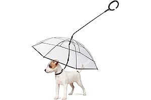 LESYPET Dog Umbrella with Leash: The Ultimate Rainy-Day Companion for Your Furry Friend