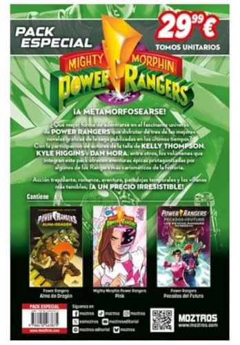 PACK ESPECIAL MIGHTY MORPHIN POWER RANGERS