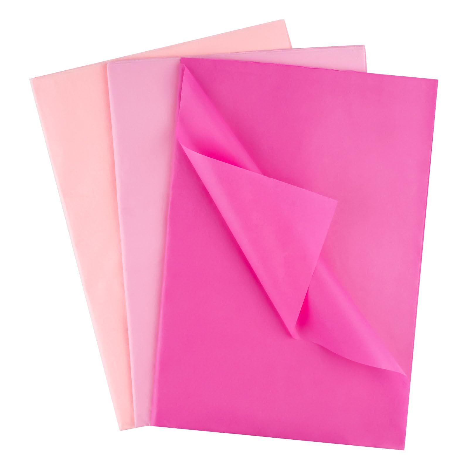Svalor 60 hojas papel de seda, 50x35cm, papel de embalaje serie rosa, papel de seda embalaje, para bricolaje, Pascua