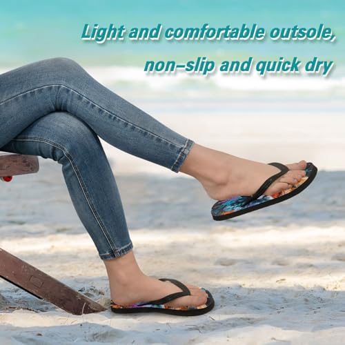Cute Fox Flip Flop Beach Summer Casual Sandal for Women & Men Shower Shoes 208615393