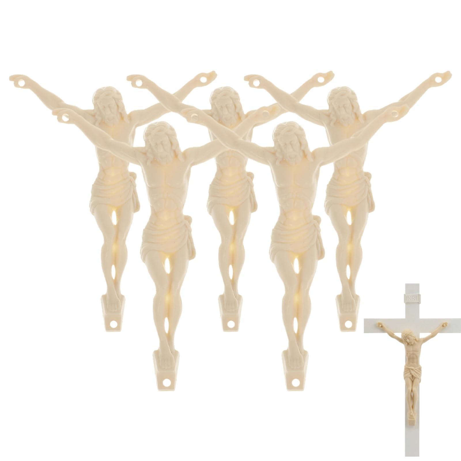 Escultura católica de Jesús para colgar en la cruz de tu altar familiar