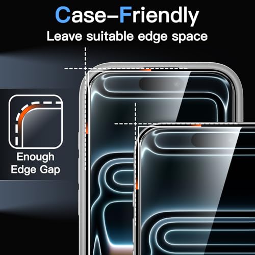 Image of JETech Screen Protector Guard for iPhone 17 Pro Max, 3-Pack