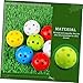 Yardwe 12pcs Golfing Balls Bulk Training Aids Hollow Balls Golf Training Indoor Practice Golf Supplies