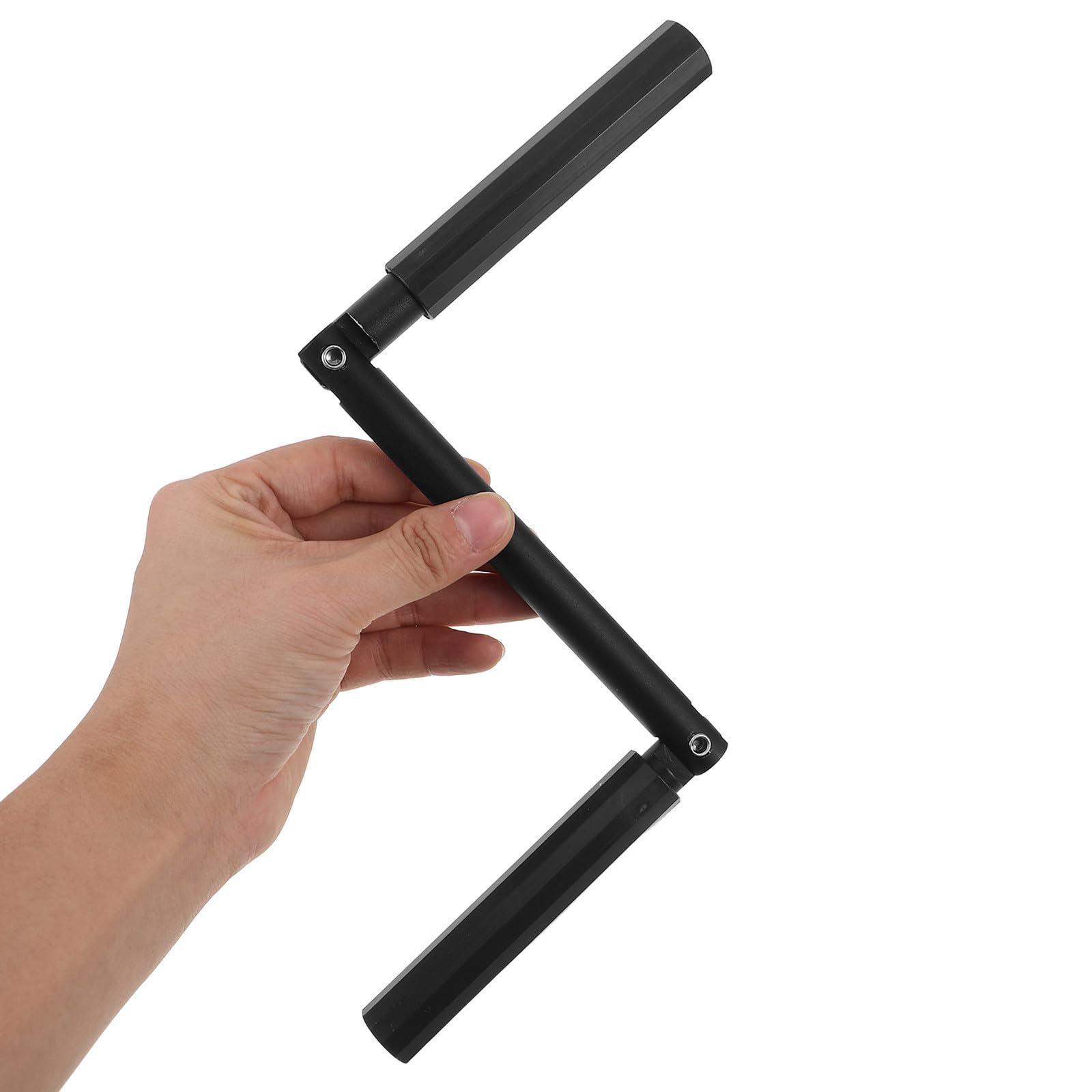 KICHOUSE Manivelle de Fenêtre Noire en Aluminium pour Volet Roulant et Fenêtres, Design Ergonomique et Opération Simple, pour Décoration Contemporaine et Patios
