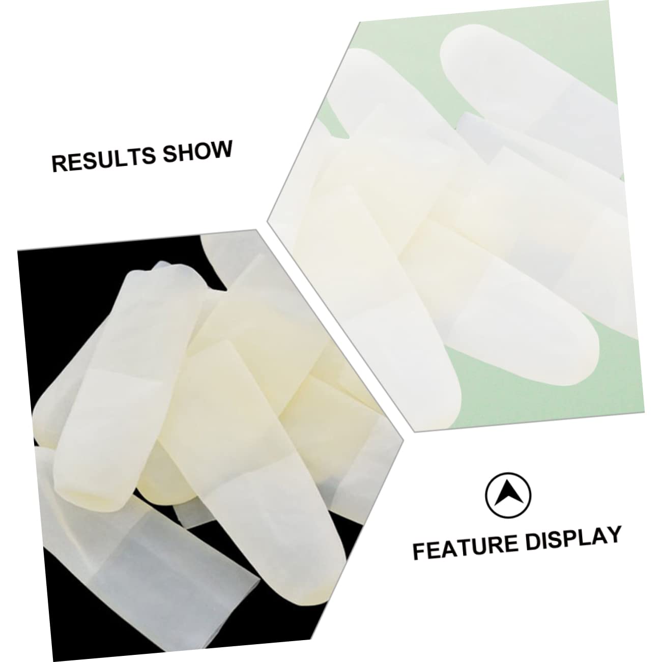 Gogogmee 2sets Fingertip Protectors Blue Anti Static Disposable for Semiconductor Photoelectric Work 150pcs*2