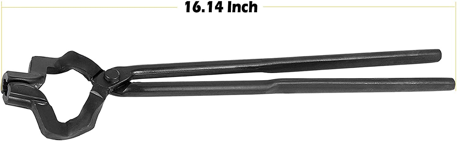 Pinces de style Z V-Bit de 16 po pour la fabrication de couteaux Pinces de forgeron de forgeron