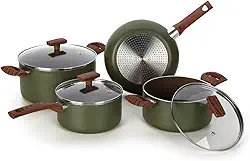 Multiflon Jogo de Panelas Antiaderente Eté 4 Pç Verde Oliva