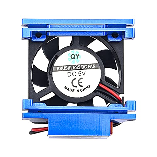 Rc Car Heat Sink Heatsink Mount W/High Velocity Cooling Fan For Traxxas Slash 4X4 2Wd Velineon Vxl-3 Electronic Speed Controller #TOP5