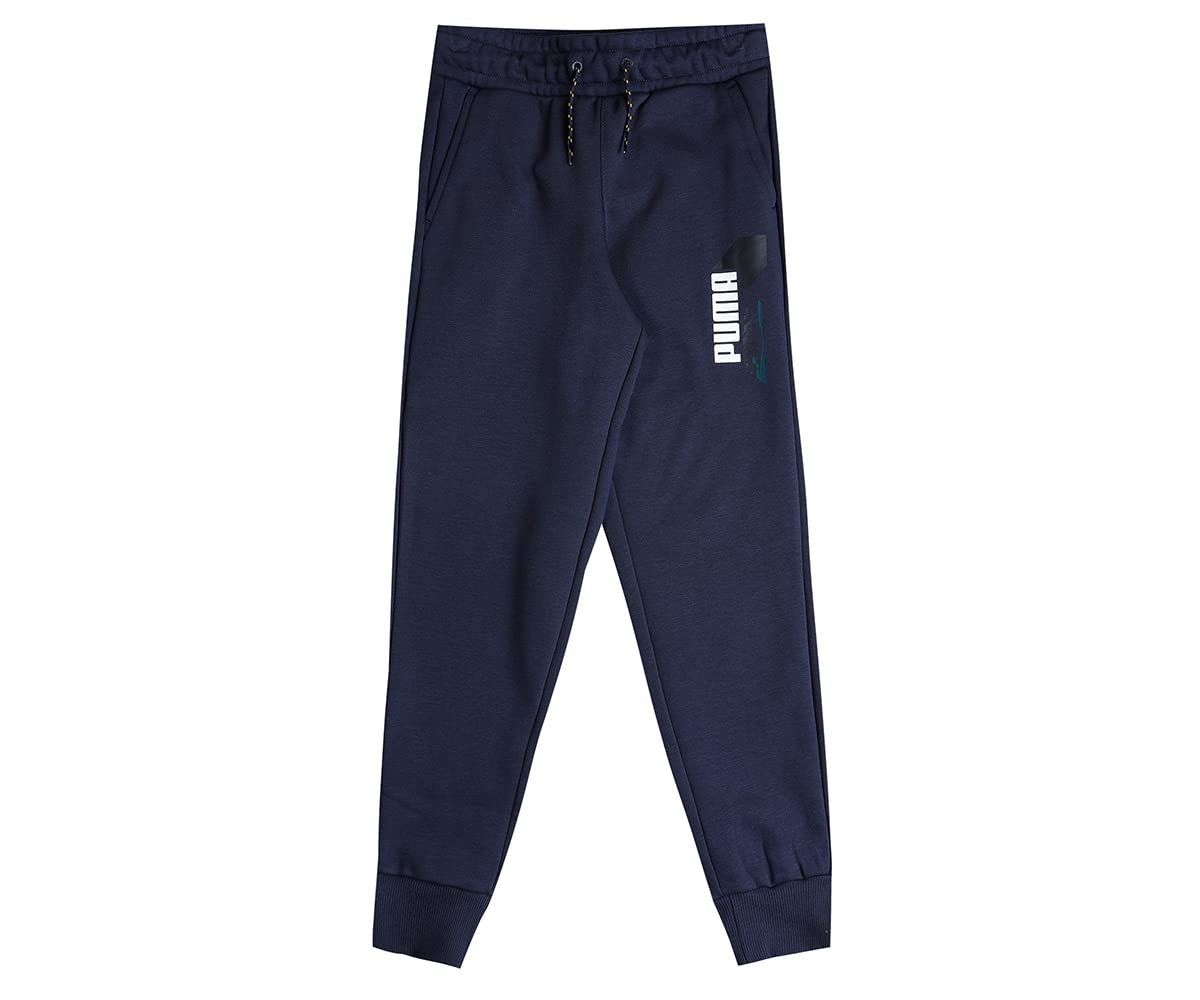 PUMA Alpha Sweatpants FL B pantalon en molleton doux avec chevilles ajustées pour bébé - 4