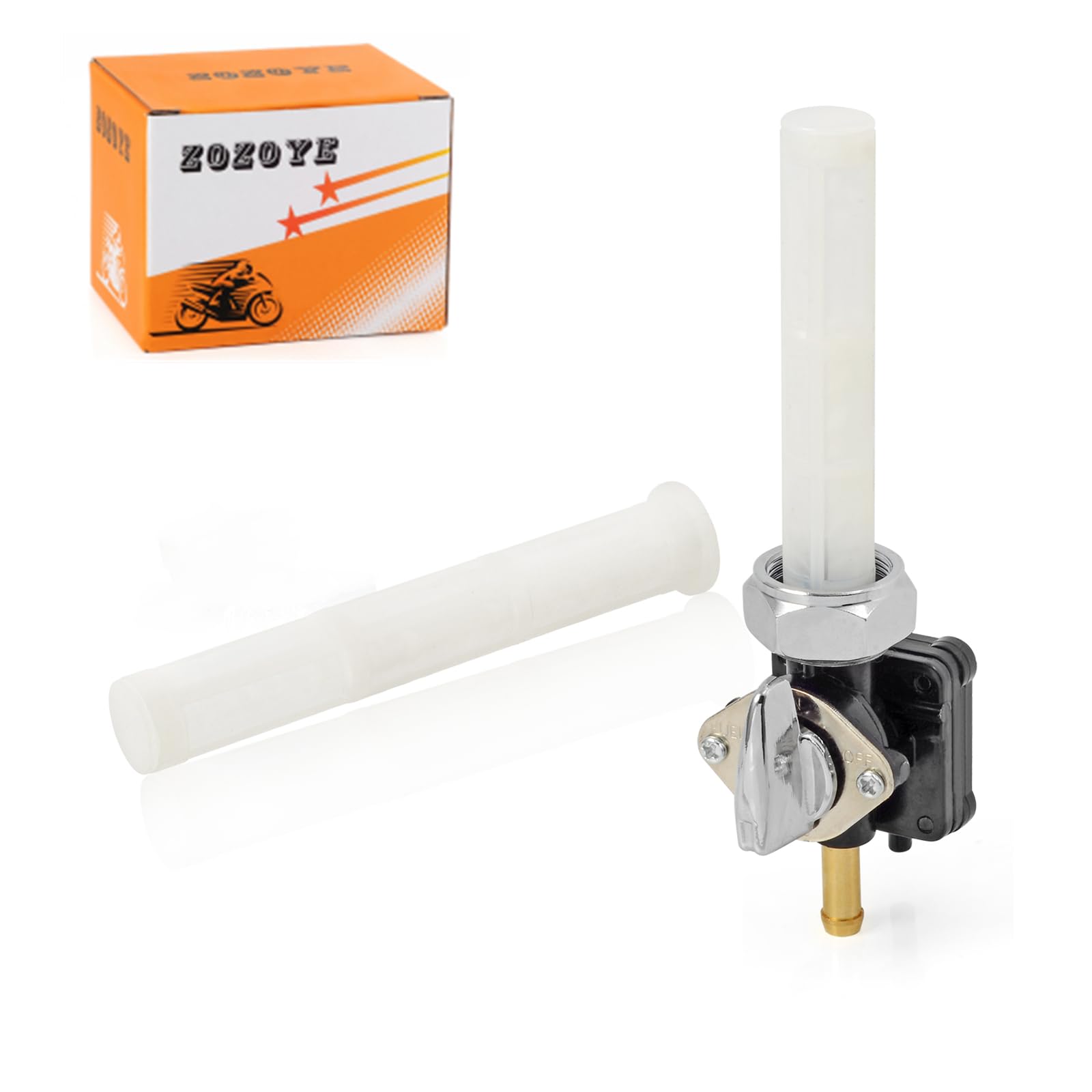 Amazon.com: Fuel Valve Petcock 22mm Straight Outlet For Sportster