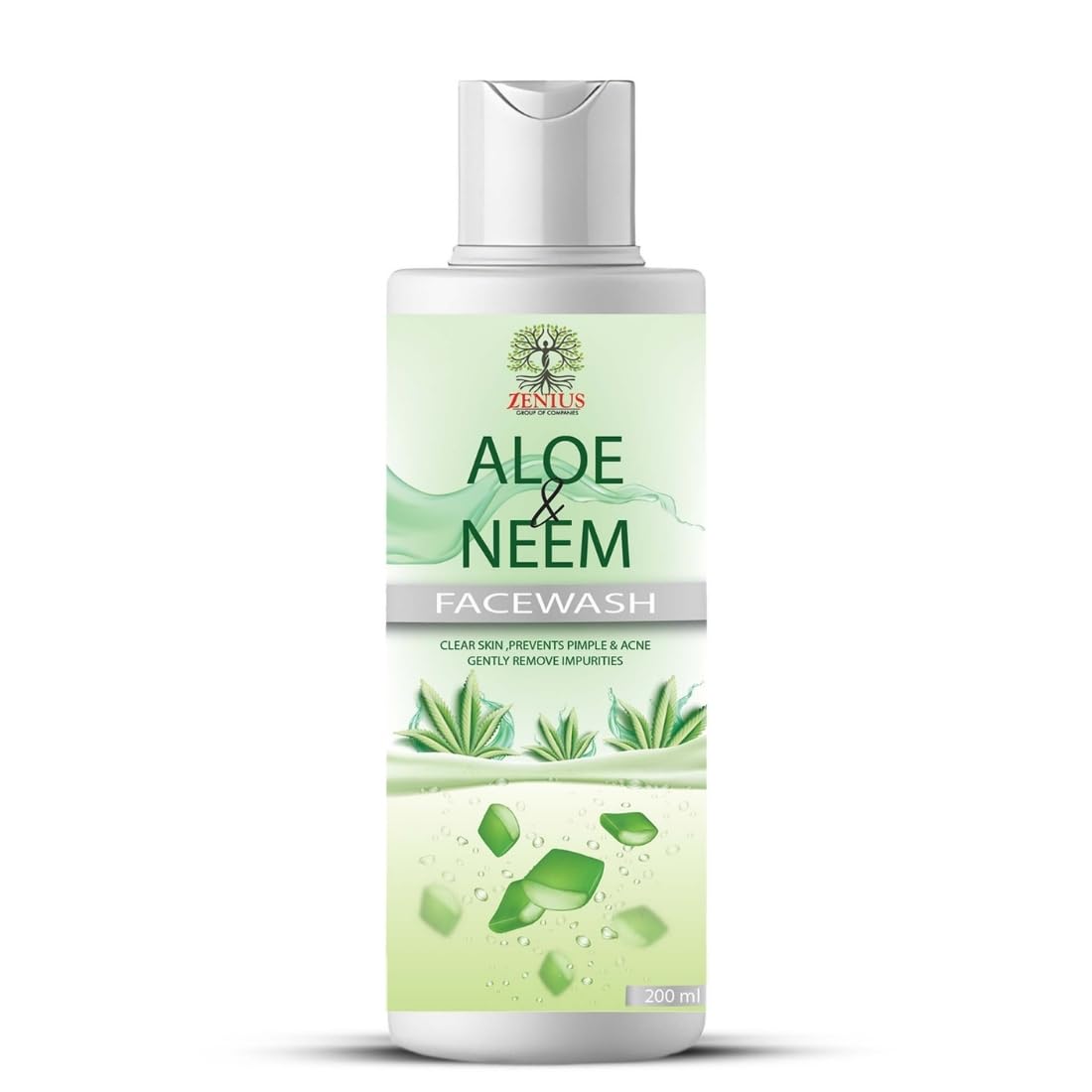 Aloe Neem Facewash | Neem Pimple Control Face Wash | Enriched with Neem, Aloe Vera & Haridra | Oil Control | 200ml-image-47
