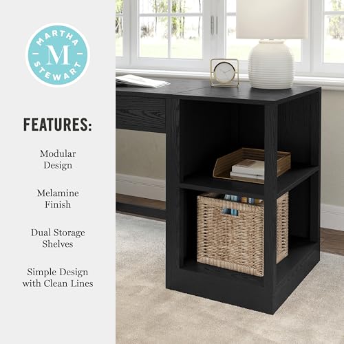 Martha Stewart Modular 2-Tier Bookshelf, Black by Martha Stewart - Used condition - Image 7