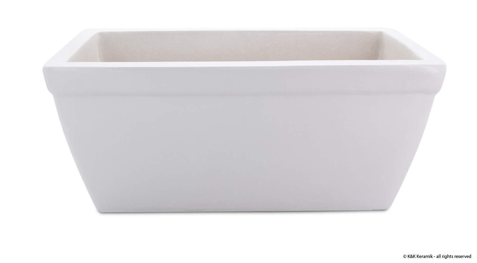 Pots de balcon blanc mat pour végétaliser vos fenêtres avec élégance