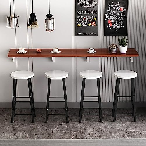 Mesa plegable multifuncional de pared para el hogar y el jardín, escritorio de comedor que ahorra espacio, mesa de cocina estrecha y larga para restaurantes, tiendas de té y eventos.