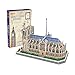 SLCE 3D Niños Puzzle, Notre Dame De París 3D Rompecabezas De Kit De Construcción Sin Pegamento, Laser Cut Puzzle, Divertido Regalo para Niños Y Adultos, 64 Piezas