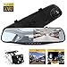 Produktbild Auto DVR Spiegel Dashcam Recorder mit Rückfahrkamera, 4,3 Zoll (4,3 Zoll), 1080P Dual Linse
