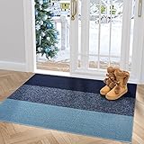DEXI Door Mat Outside Entry Rug All Weather Entrance Mats for Front Back Doormat Heavy Duty Garage...