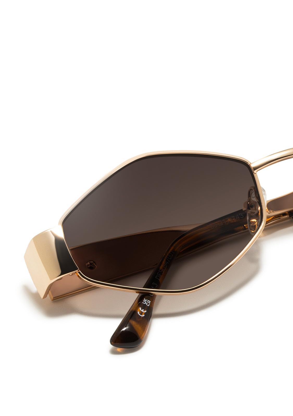 D.Franklin Occhiali da sole - Unisex - Con lenti protettive UV - Modello cuprum - Quadrati - Per uomo e donna - Sunglasses