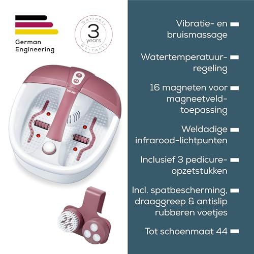 Goliving Automatisch Inklapbaar Voetbad met Massage – Wit - View 5