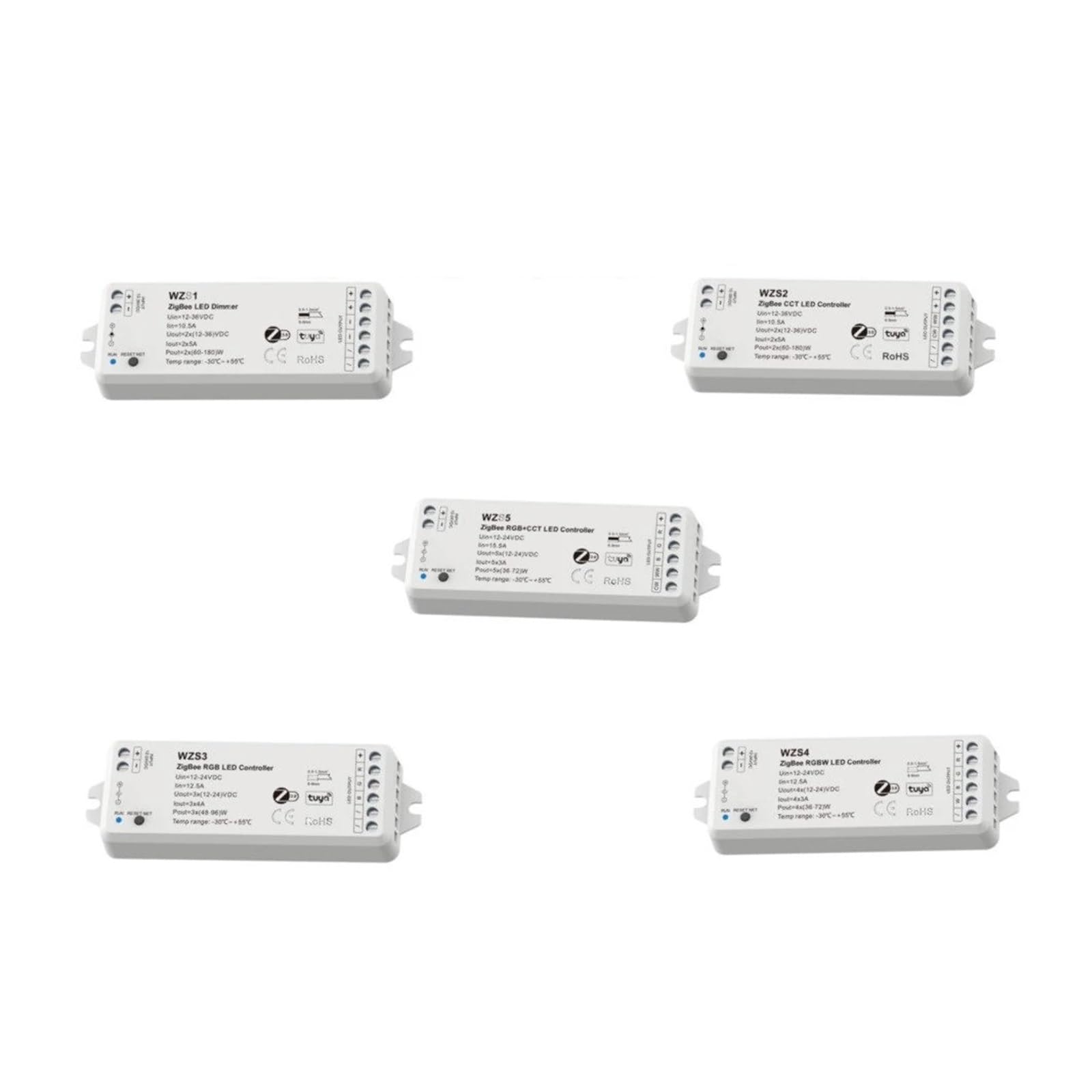 APP 3.0 12V-36 V DC kontroler LED 24 2 kanały x 5 A, odpowiedni do monochromatycznych taśm świetlnych CCT RGB RGBW(WZS4)