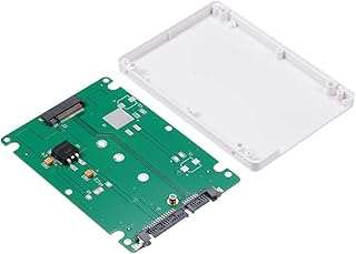 HUIOP NGFF M.2 SSD to 22Pin III Converter Adapter with 2.5'' Enclosure 2280 2260 2242 2230 SSD,NGFF