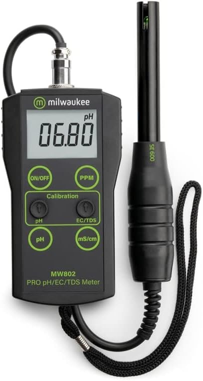 pH/EC/TDS Combo; Scale pH & mS/cm & ppm