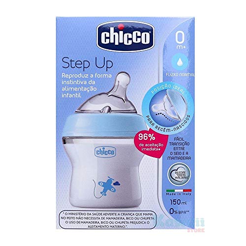 Mamadeira Step Up 150Ml Azul, Chicco glide