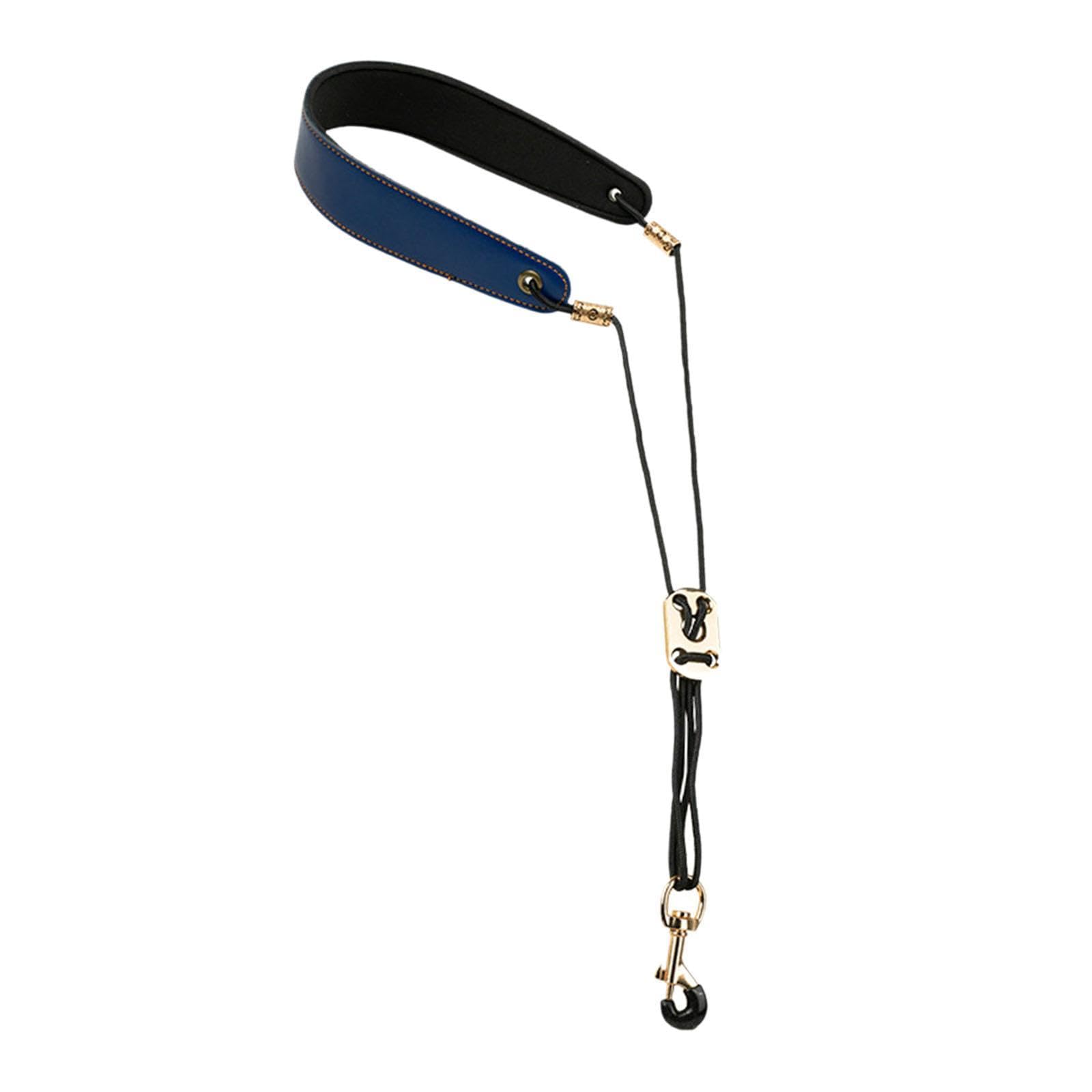 MERISHOPP Saxophone Neck Strap Belt with Metal Hook for Alto Clarinets Beginners Gifts Blue-image-46