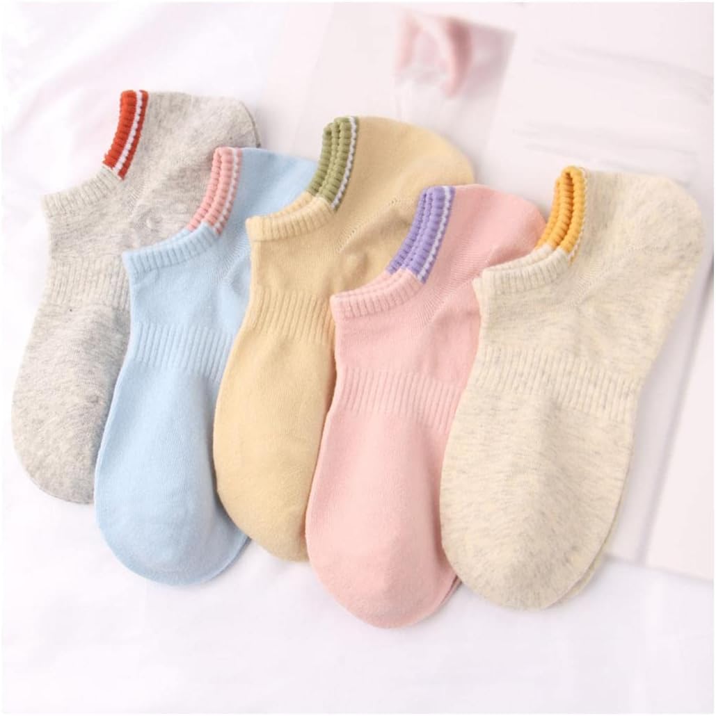 Hiking Socks Socks 5 Pairs Womens Socks Breathable Socks Cotton Socks for Women Suitable for Daily Wear Walking Socks